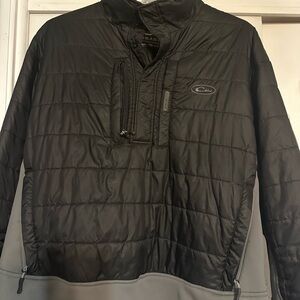 Drake Black and Gray Quilted Jacket